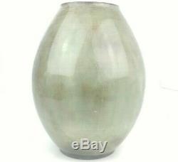 VTG Theo & Susan Harlander Brooklin Ontario CA Studio Lg 13.5 Pottery Vase MCM