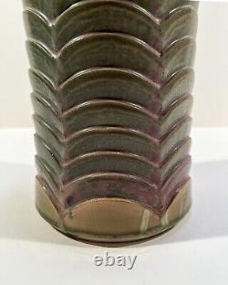 V. Chin/Vorakit Chinookoswong Signed Studio Pottery Vase Vintage Vase (13.5H)