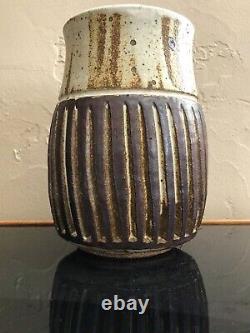 Vase Planter California Studio Art Pottery MID Century Modern Brent Bennett Era