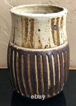 Vase Planter California Studio Art Pottery MID Century Modern Brent Bennett Era