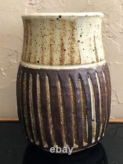 Vase Planter California Studio Art Pottery MID Century Modern Brent Bennett Era