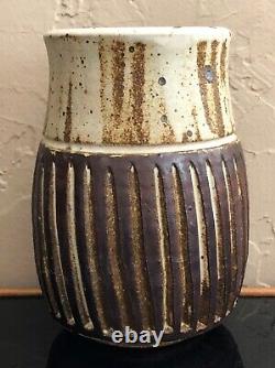 Vase Planter California Studio Art Pottery MID Century Modern Brent Bennett Era