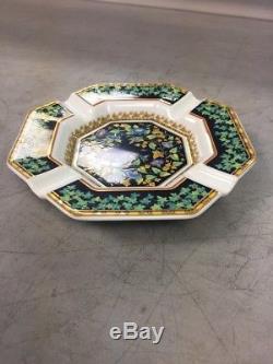 Versace Gold Ivy Ash Tray 112 Rosenthal Studio Line Vintage With Box