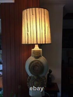 Very Large Vintage Studio Pottery Lamp Base By Bernard Rooke