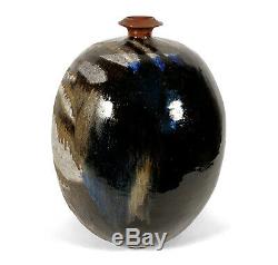 Vintage 1960 Joseph Hysong Studio Art Pottery Vase Mid-century Modern California