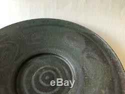 Vintage 1960's 1970's Mid Century Modern Ceramic Stoneware Studio Pottery Plate