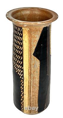 Vintage 1970's Peter Deneen Studio Art Pottery Ceramic Vase