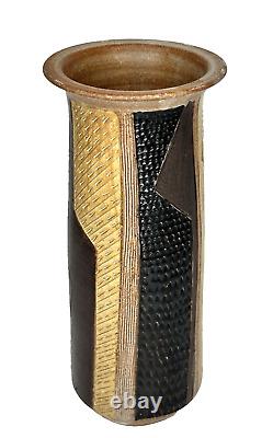 Vintage 1970's Peter Deneen Studio Art Pottery Ceramic Vase
