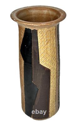 Vintage 1970's Peter Deneen Studio Art Pottery Ceramic Vase