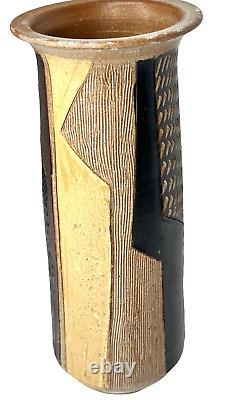 Vintage 1970's Peter Deneen Studio Art Pottery Ceramic Vase