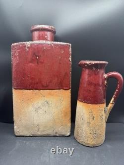 Vintage 1970s Brutalist /Rustic Studio Pottery Possibly Spanish or Italian Decor