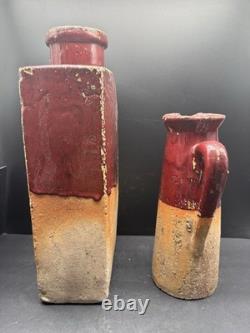 Vintage 1970s Brutalist /Rustic Studio Pottery Possibly Spanish or Italian Decor