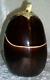 Vintage 1978 Signed B Eigen Studio Art Pottery Lidded Eggplant Sculpture Box USA