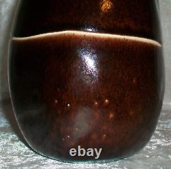 Vintage 1978 Signed B Eigen Studio Art Pottery Lidded Eggplant Sculpture Box USA