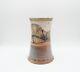 Vintage 1980 Michael Sherrill 7 Salt Glaze Landscape Vase NC Studio Pottery