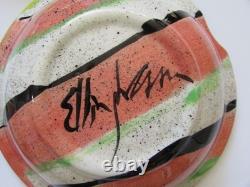 Vintage 1980's New Wave Abstract Signed Art Studio Pottery Bowls 8 Set 6