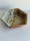 Vintage 1983 L Sargent Studio Pottery Dish Octagonal Signed Chip