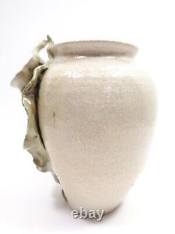 Vintage 1984 Jana Kozon Vase Calla Lily 3D Flower Modernist Organic Art Pottery