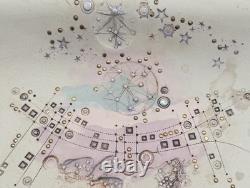 Vintage 1987 Postmodern Abstract Embellished Ceramic Art by Ralph & Sandy Terry