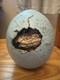 Vintage 1989 Dennis Thompson Studio Pottery Snobhog Dragon Dinosaur Egg Opal Eye