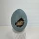 Vintage 1991 Dennis Thompson Studio Pottery Snobhog Dragon Egg Blue Egg 30-1