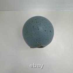 Vintage 1991 Dennis Thompson Studio Pottery Snobhog Dragon Egg Blue Egg 30-1