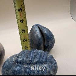 Vintage 1991 Organic Biomorphic Studio Art Sculptures, Set of 3 Signed NF