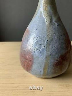 Vintage 60s Win Ng Ceramics weed pot vase studio pottery signed