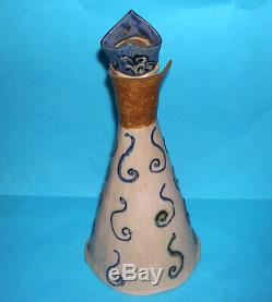 Vintage 70's Elizabeth Haslam Studio Pottery Attractive Bishop Art Figurine