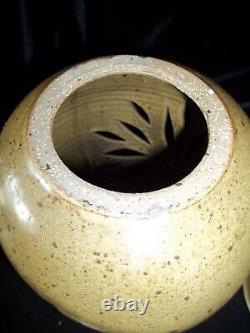 Vintage 70's x Large LittleJohn Pottery Candleholder Studio Mid Century VASE