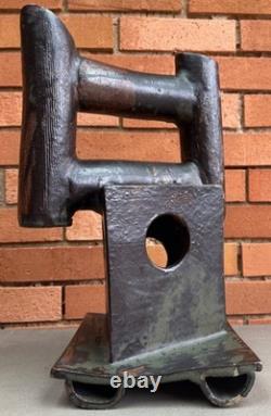 Vintage 70s Sculptural Stoneware Ceramic Vase Studio Pottery Modern Art Ikebana