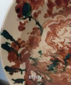 Vintage A. La Grotta Grottaglie Studio Art ceramic pottery Pasta Bowl