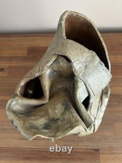 Vintage Abstract Ceramic Studio Pottery Art Handmade J Alfred Prufrock Quote