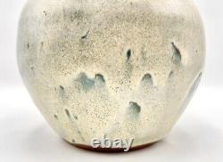 Vintage Abstract Studio Pottery Vase Sculpture Signed Vance Modernist Brutalist