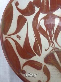 Vintage Alan Caiger-Smith Aldermaston Studio Pottery Lustre Decorated Bowl