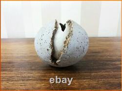 Vintage Alan Wallwork Studio Pottery Hatching Egg Stoneware Porcelain Signed