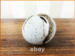 Vintage Alan Wallwork Studio Pottery Hatching Egg Stoneware Porcelain Signed