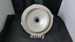 Vintage Alewine Gatlinburg Studio Art Pottery Vase Vessel Luminary Blue Gray 85