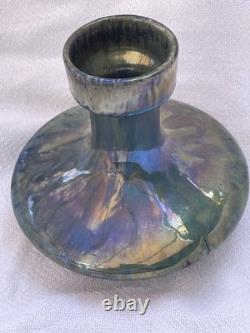 Vintage Alphonse Cytère Iridescent Sandstone Vase from the Rambervillers Studio