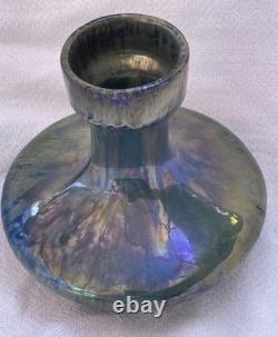 Vintage Alphonse Cytère Iridescent Sandstone Vase from the Rambervillers Studio