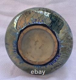 Vintage Alphonse Cytère Iridescent Sandstone Vase from the Rambervillers Studio