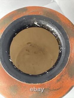 Vintage Amaco American Art Clay Co Pottery Vase Pot Drip Glaze 26 Indiana 5