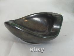 Vintage American Studio Pottery Vases and a Small Dish