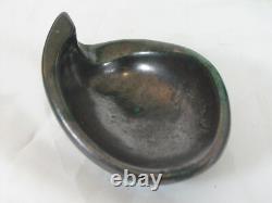 Vintage American Studio Pottery Vases and a Small Dish