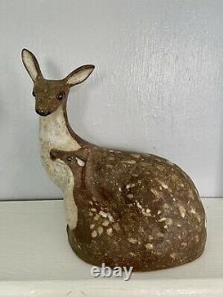 Vintage Andersen Design Studio Maine Pottery Deer Doe Fawn Figurine 7.5