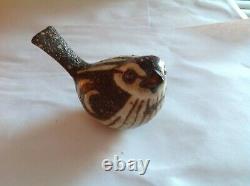 Vintage Andersen Design Studio Red Clay Pottery Wren Bird Figurine