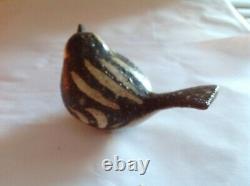 Vintage Andersen Design Studio Red Clay Pottery Wren Bird Figurine