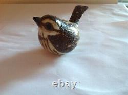 Vintage Andersen Design Studio Red Clay Pottery Wren Bird Figurine