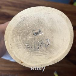 Vintage Anne Schiesel Harris 1988 ASH Studio Pottery Abstract Art Deco Vase 12H