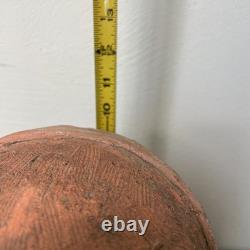 Vintage Art Deco Modernist Studio Pottery Bust Woman Signed Stylized Figure